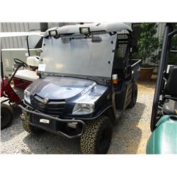 2015 CUSHMAN 1600XD UTV, VIN/SN:PZ9500086 - 4X4, DUMP BED, WINDSHIELD, CANOPY