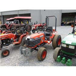 KUBOTA B2410 FARM TRACTOR, VIN/SN:10083 - 3 PTH, PTO, 38X12-50 TIRES, METER READING 1,643 HOURS