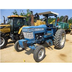 FORD 6700 FARM TRACTOR, VIN/SN:052077 - 3 PTH, PTO, CANOPY, 16.9-38 REAR TIRES, METER READING 953 HO