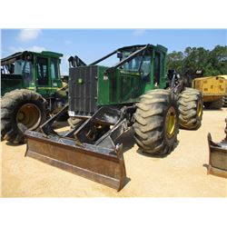 2011 JOHN DEERE 748H SKIDDER, VIN/SN:637636 - GRAPPLE, DUAL ARCH, WINCH, ECAB W/AC, 30.5L-32 TIRES, 