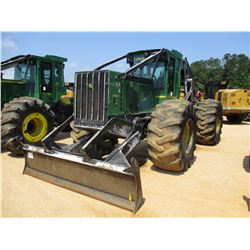 2010 JOHN DEERE 748H SKIDDER, VIN/SN:629879 - GRAPPLE, DUAL ARCH, WINCH, ECAB W/AC, 30.5-32 TIRES, N
