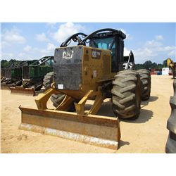 2016 CAT 525D SKIDDER, VIN/SN:GKP00399 - GRAPPLE, DUAL ARCH, WINCH, ECAB W/AC, 30.5L-32 TIRES, METER