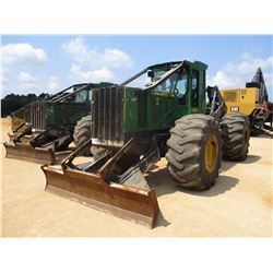 2015 JOHN DEERE 648H SKIDDER, VIN/SN:664338 - GRAPPLE, DUAL ARCH, WINCH, ECAB W/AC, 30.5L-32 TIRES, 