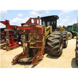 2011 CAT 573 FELLER BUNCHER, VIN/SN:HA19945 - PRENTICE SH-56 SAW HEAD W/AC, 30.5L-32 TIRES, METER RE