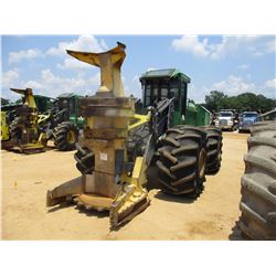 2010 JOHN DEERE 843K FELLER BUNCHER, VIN/SN:628604 - JD FD22B SAWHEAD, ECAB W/AC, 67X34.00-28 TIRES,
