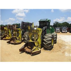 2014 JOHN DEERE 643K FELLER BUNCHER, VIN/SN:657661 - JOHN DEERE SAW HEAD, ECAB W/AIR, 28L-26 TIRES, 