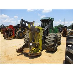 JOHN DEERE 643K FELLER BUNCHER, VIN/SN:642931 - JOHN DEERE SAW HEAD, ECAB W/AC, 28L-26 TIRES, METER 
