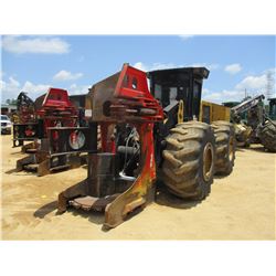 2014 CAT 553C FELLER BUNCHER, VIN/SN:5300110 - SH56B SAW HEAD, ECAB W/AC, 30.5L-32 TIRES, METER READ