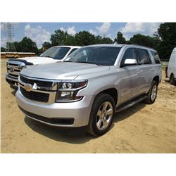 2017 CHEVROLET TAHOE VIN/SN:1GNSCBKC1HR272445 - V8 GAS ENGINE, A/T, ODOMETER READING 3,789 MILES