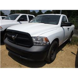 2014 DODGE RAM PICKUP, VIN/SN:3C6JR6AG8EG282634 - GAS ENGINE, A/T, ODOMETER READING 166,262 MILES