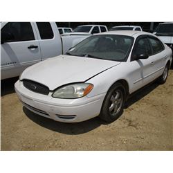 2005 FORD TAURUS VIN/SN:1FAFP53U15A224550 - GAS ENGINE, A/T