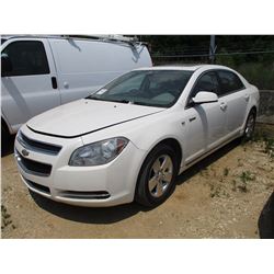 2008 CHEVROLET MALIBU VIN/SN:1G1ZF57598F265540 - HYBRID, GAS ENGINE, A/T, ODOMETER READING 181,196 M