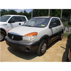 2004 BUICK RONDEVU, VIN/SN:3G5DB03E04S543664 - GAS ENGINE, A/T, ODOMETER READING 295,861 MILES