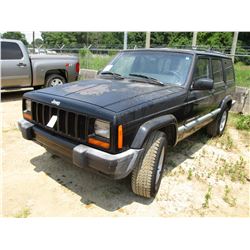 2000 JEEP CHEROKEE VIN/SN:1J4FT48SXYL219339 - GAS, A/T, ODOMETER READING 193,622 MILES (COUNTY OWNED
