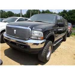 2004 FORD F250 PICK UP, VIN/SN:1FTWW21P54ED16109 - 4x4, CREW CAB, POWER STROKE DIESEL ENGINE, A/T, B