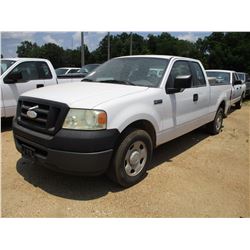2007 FORD F150 PICK UP, VIN/SN:1FTRX12W87FA68712 - EXTENDED CAB, V8GAS ENG, A/T, ODOMETER READING 15