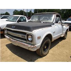 CHEVROLET C10 PICK UP, - GAS ENGINE, 3 SPEED TRANS