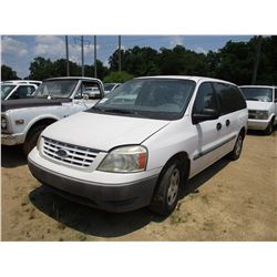 2006 FORD FREE STAR VAN, VIN/SN:2FTZA54626BA44623 - GAS ENGINE, A/T, ODOMETER READING 174,945 MILES 