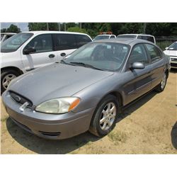 2006 FORD TAURUS VIN/SN:1FAFP56U66A164066 - GAS ENGINE, A/T, ODOMETER READING 253,572