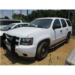 2007 CHEVROLET TAHOE VIN/SN:1GNEC03047R342282 - V8 GAS ENGINE, A/T, ODOMETER READING 200,459 MILES (