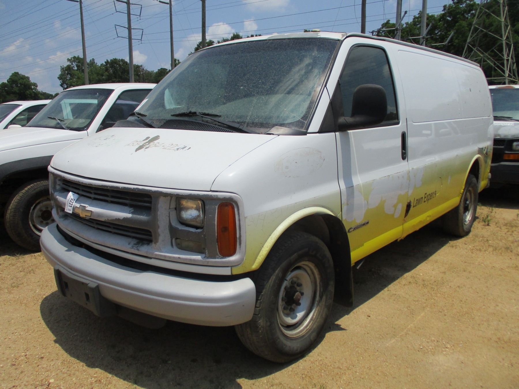 2002 Chevrolet 3500 Express Cargo Van Vin Sn