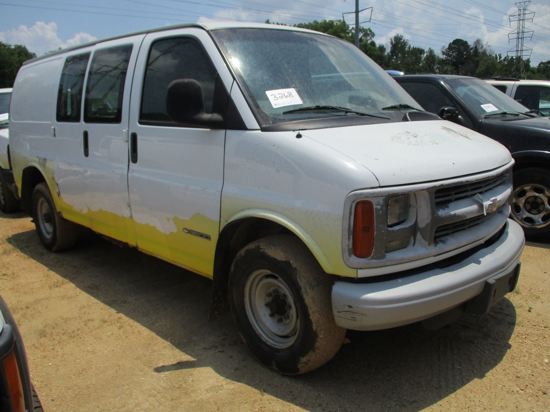 2002 Chevrolet 3500 Express Cargo Van Vin Sn