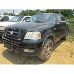 2004 FORD F150 FX4 PICK UP, VIN/SN:1FTPW14594KC30932 - 4X4, CREW CAB, V8 GAS ENGINE, A/T, TOOL BOX, 