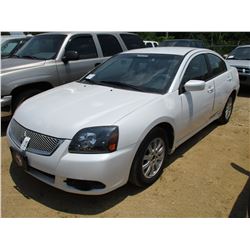2011 MITSUBISHI GALANT VIN/SN:4A32B2FF6BE029290 - GAS ENGINE, A/T
