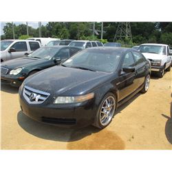 2005 ACURA TL SEDAN, VIN/SN:19UUA66255A004879 - GAS, A/T, ODOMETER READING 157,294 MILES