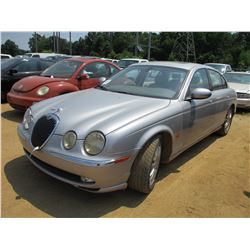 2003 JAGUAR S-TYPE VIN/SN:SAJEA01U73HM60364 - V8 GAS ENGINE, A/T, ODOMETER READING 145,970 MILES