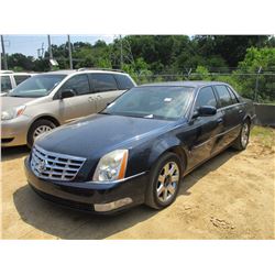 2006 CADILLAC DTS SEDAN, VIN/SN:1G6KD57Y36U217018 - V8 GAS ENGINE, A/T, ODOMETER READING 141,845 MIL