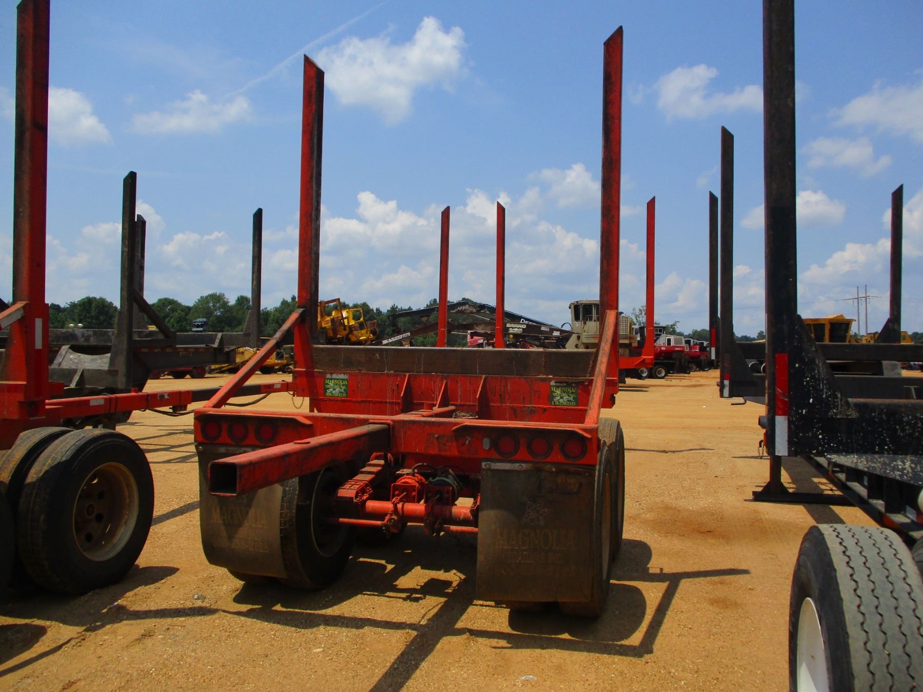 2017 MAGNOLIA CPT LOG TRAILER, VIN/SN:1M9PC4024H1435265 - T/A, POLE, 2 ...