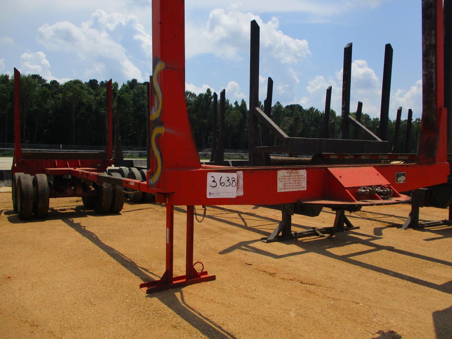 2017 MAGNOLIA CPT LOG TRAILER, VIN/SN:1M9PC4026H1435266 - T/A, POLE, 2 ...