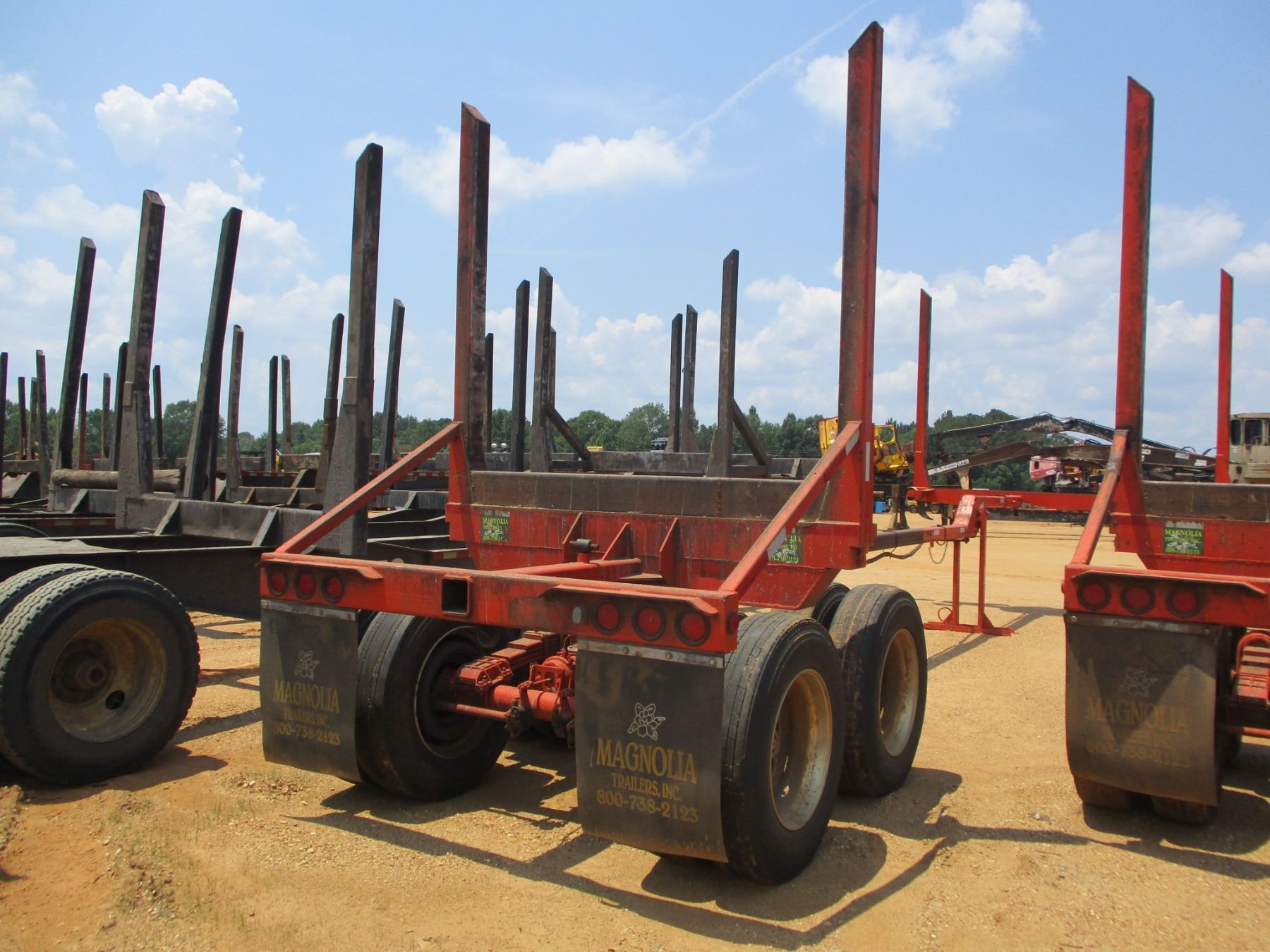 2017 MAGNOLIA CPT LOG TRAILER, VIN/SN:1M9PC4026H1435266 - T/A, POLE, 2 ...