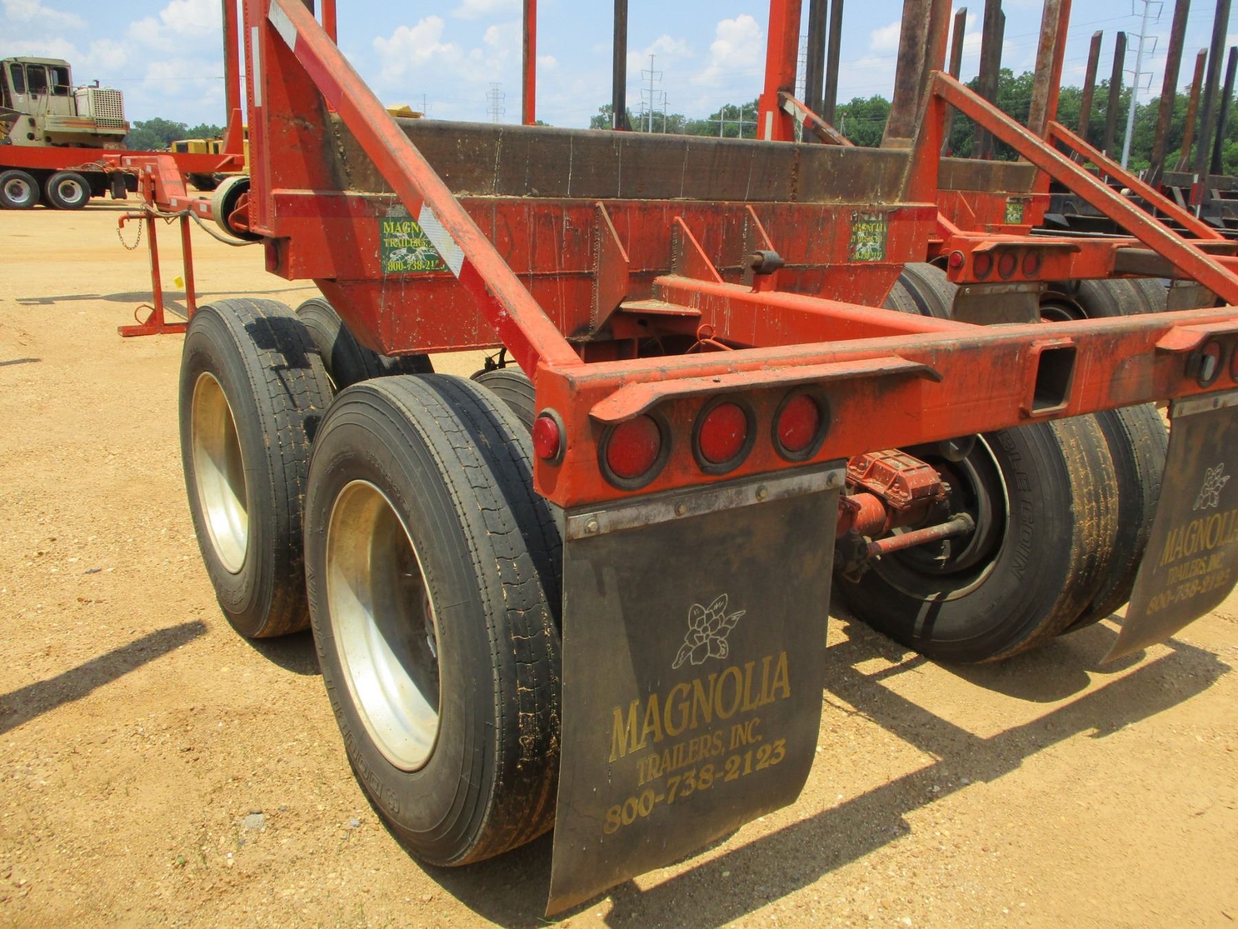 2017 MAGNOLIA CPT LOG TRAILER, VIN/SN:1M9PC4026H1435266 - T/A, POLE, 2 ...