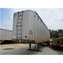 PEERLESS CHIP TRAILER, - T/A, CLOSED TOP, HALF GATE, 40' LENGTH, 11R24.5 TIRES