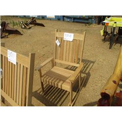 WOOD ROCKING CHAIR
