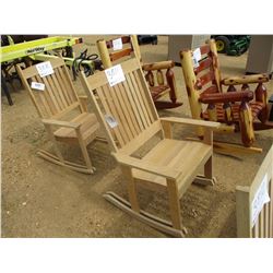 WOOD ROCKING CHAIR