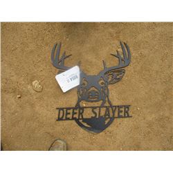 DEERE SLAYER METAL SIGN