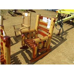 RED CEDAR ROCKING CHAIR