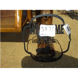 WELCOME Y'ALL METAL SIGN