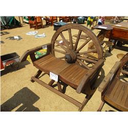 WAGON WHEEL BENCH