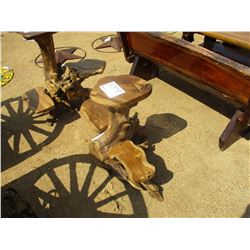 TEAK WOOD FLOWER STAND