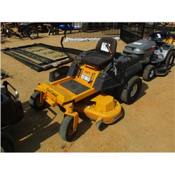CUB CADET RZT ZERO TURN LAWN MOWER, VIN/SN:1K220H10092 - 54"