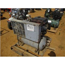 INGERSOLL-RAND T30 AIR COMPRESSOR, - GAS ENGINE TANK MOUNTED (COUNTY OWNED)
