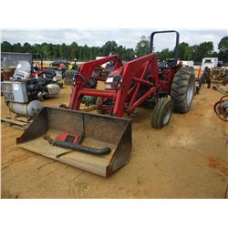 CASE 3230 FARM TRACTOR, VIN/SN:JJE0921668 - 3 PTH HITCH, PTO, 1 REMOTE, FRONT LOADER BUCKET, ROLL BA