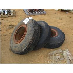 (3) 10.00-15 TIRES & RIMS
