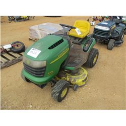 JOHN DEERE L108 RIDING MOWER, - 42"