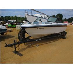 REGENCY FIBERGLASS BOAT, VIN/SN:MJZA0861E888 - 19' GMC INBOARD/OUTBOARD MOTOR, OPEN BOW, S/A TRAILER