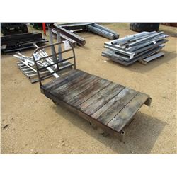 ROLL AROUND WOOD CART